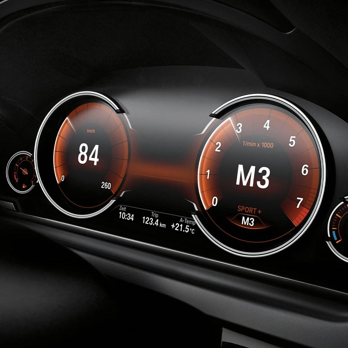 BMW Original 6WB Digital Meter