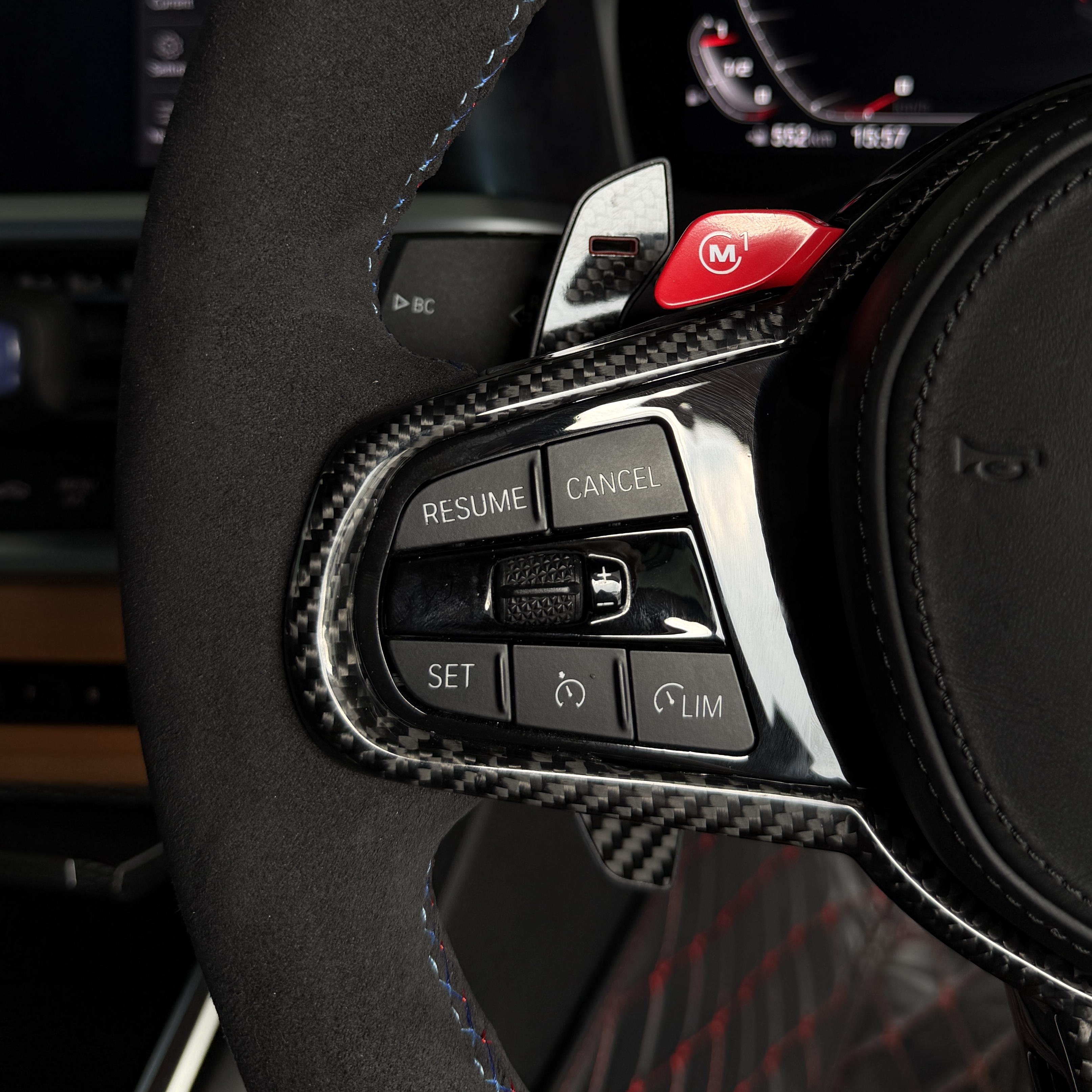 BMW CS Style Full Alcantara Steering — view 2